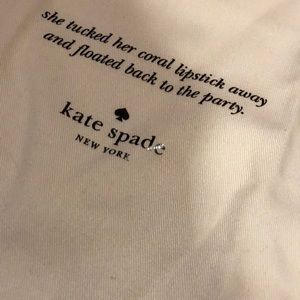 Kate spade dust bag!!